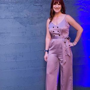 Mauve high waisted jumper